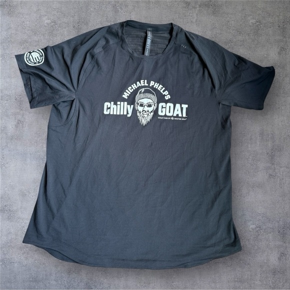 Lululemon Michael Phelps Chilly GOAT Short Sleeve License to Train- NWT - Picture 1 of 4